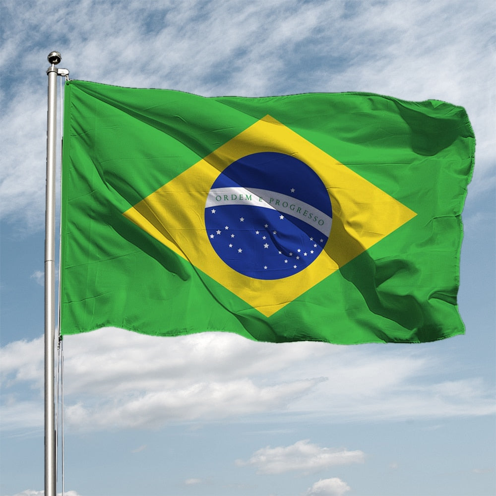 Bandera Brasil Ordem Eprogresso Original 60 X 90cm
